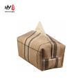 wholesale good price linen tissue box cover